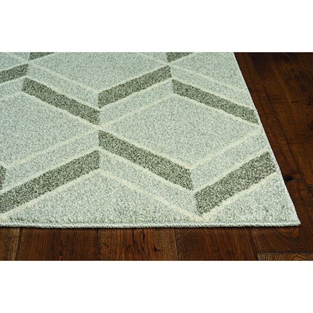 Homeroots 23 x 45 in. Grey Polypropylene Rug 375018